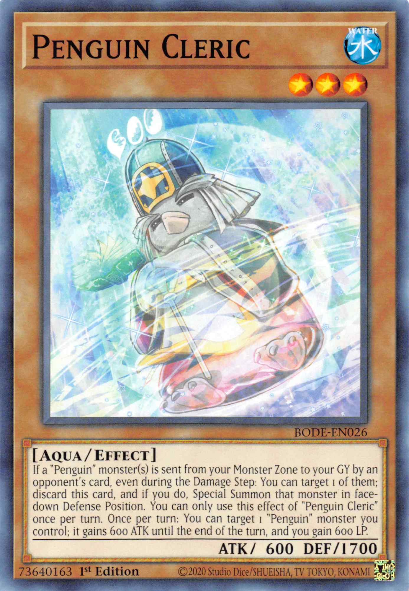 Penguin Cleric [BODE-EN026] Common | Jomio and Rueliete's Cards and Comics