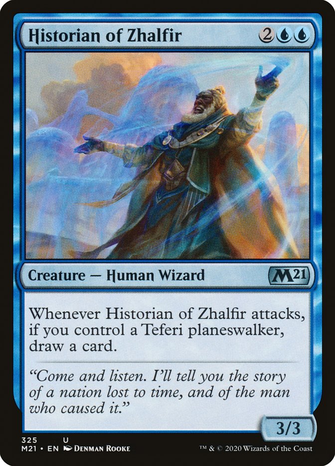 Historian of Zhalfir [Core Set 2021] | Jomio and Rueliete's Cards and Comics