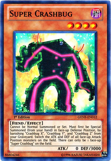 Super Crashbug [GENF-EN012] Super Rare | Jomio and Rueliete's Cards and Comics