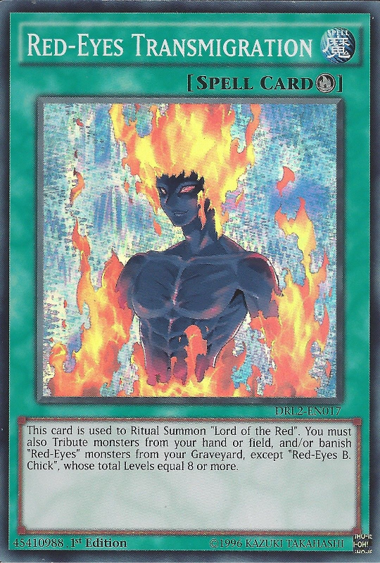 Red-Eyes Transmigration [DRL2-EN017] Super Rare | Jomio and Rueliete's Cards and Comics