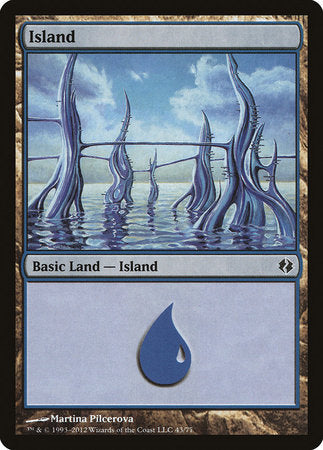 Island (43) [Duel Decks: Venser vs. Koth] | Jomio and Rueliete's Cards and Comics