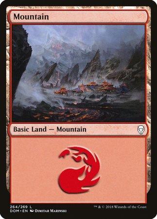 Mountain (264) [Dominaria] | Jomio and Rueliete's Cards and Comics