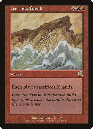 Tectonic Break [Mercadian Masques] | Jomio and Rueliete's Cards and Comics