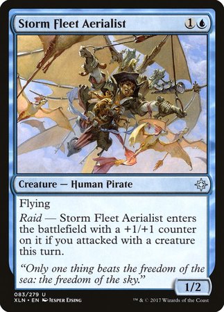 Storm Fleet Aerialist [Ixalan] | Jomio and Rueliete's Cards and Comics