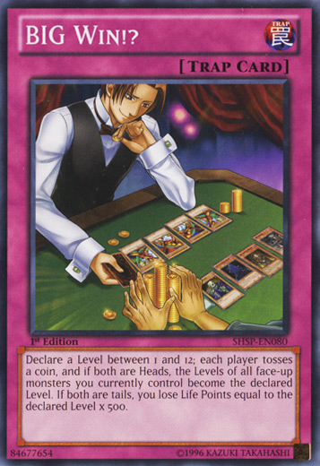 BIG Win!? [SHSP-EN080] Common | Jomio and Rueliete's Cards and Comics