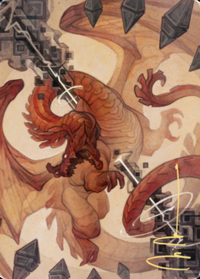 Soul Shatter Art Card (Gold-Stamped Signature) [Zendikar Rising Art Series] | Jomio and Rueliete's Cards and Comics
