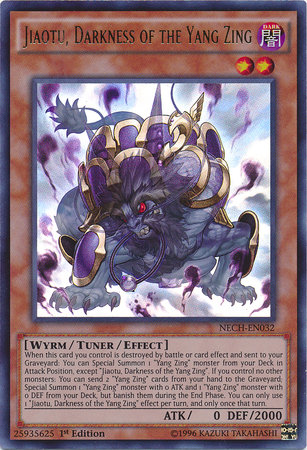 Jiaotu, Darkness of the Yang Zing [NECH-EN032] Ultra Rare | Jomio and Rueliete's Cards and Comics
