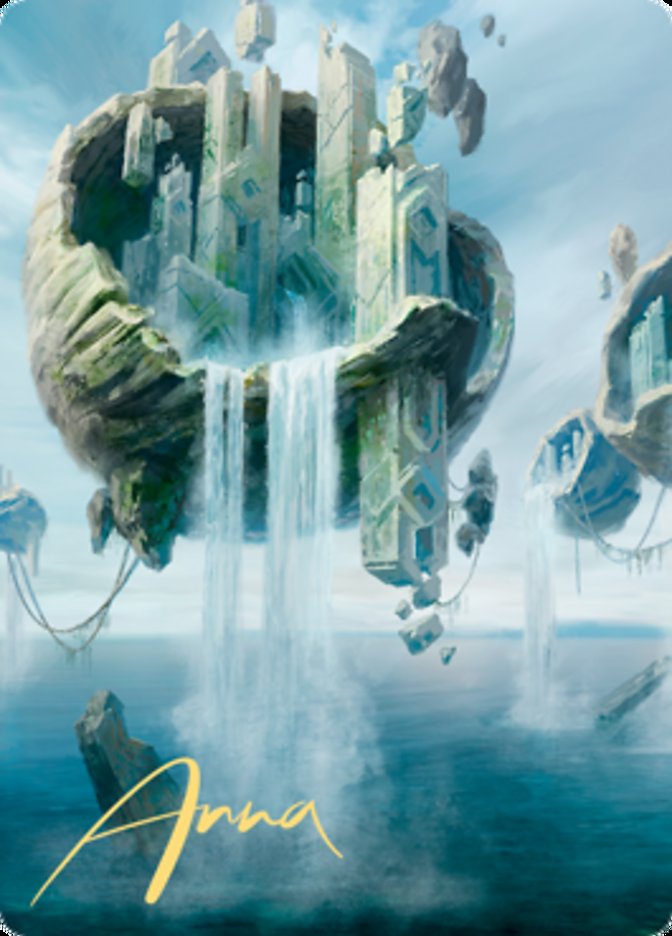 Island 2 Art Card (Gold-Stamped Signature) [Zendikar Rising Art Series] | Jomio and Rueliete's Cards and Comics