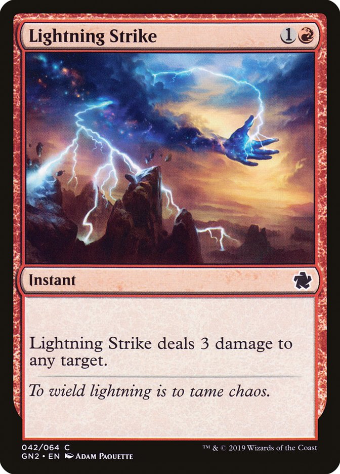 Lightning Strike [Game Night 2019] | Jomio and Rueliete's Cards and Comics