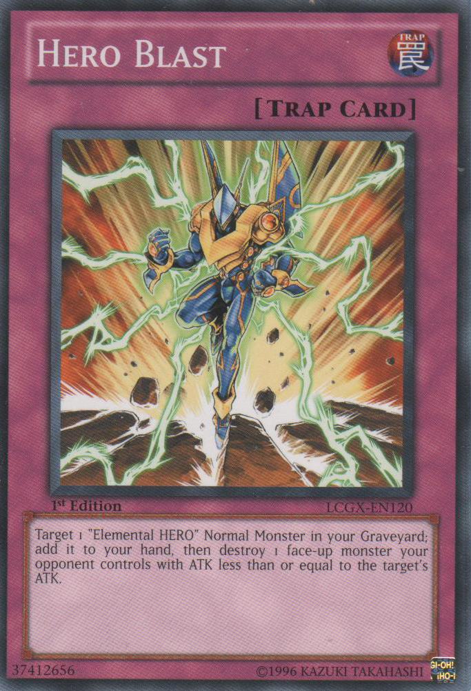 Hero Blast [LCGX-EN120] Common | Jomio and Rueliete's Cards and Comics