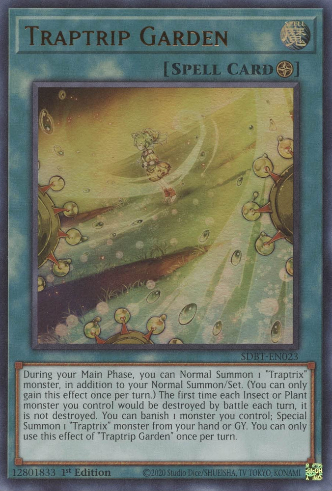 Traptrip Garden [SDBT-EN023] Ultra Rare | Jomio and Rueliete's Cards and Comics