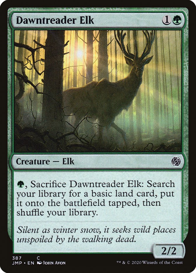 Dawntreader Elk [Jumpstart] | Jomio and Rueliete's Cards and Comics