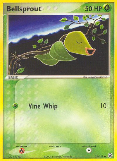 Bellsprout (53/112) [EX: FireRed & LeafGreen] | Jomio and Rueliete's Cards and Comics