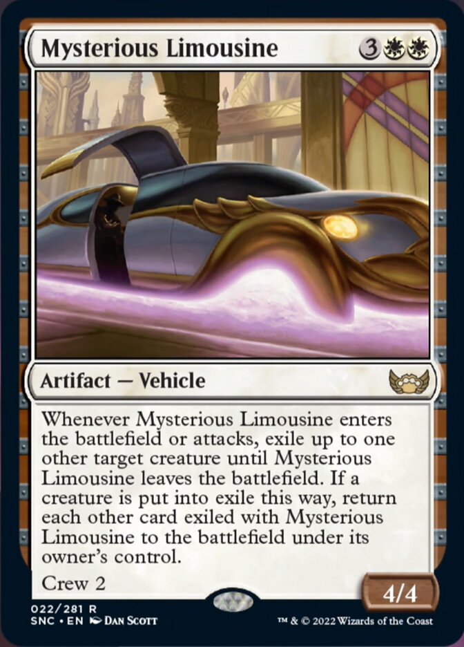 Mysterious Limousine [Streets of New Capenna] | Jomio and Rueliete's Cards and Comics
