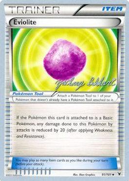 Eviolite (91/101) (CMT - Zachary Bokhari) [World Championships 2012] | Jomio and Rueliete's Cards and Comics