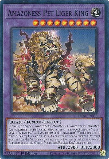 Amazoness Pet Liger King [DABL-EN098] Common | Jomio and Rueliete's Cards and Comics