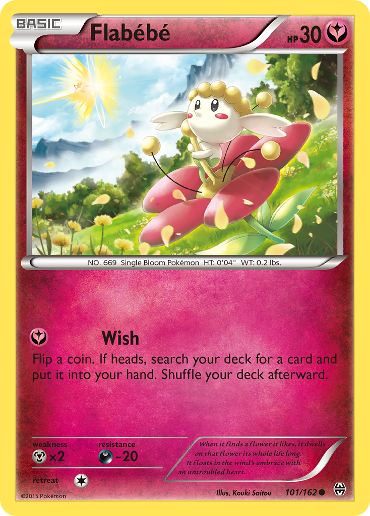 Flabebe (101/162) [XY: BREAKthrough] | Jomio and Rueliete's Cards and Comics