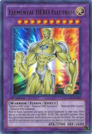 Elemental HERO Electrum [LCGX-EN052] Ultra Rare | Jomio and Rueliete's Cards and Comics