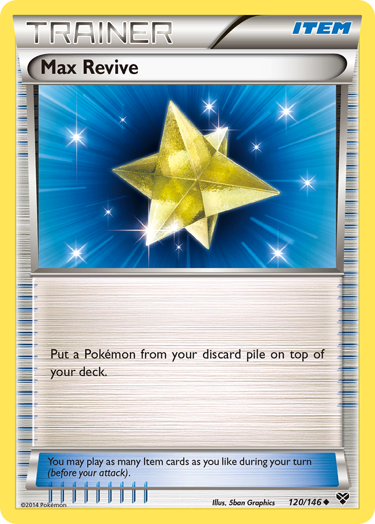 Max Revive (120/146) [XY: Base Set] | Jomio and Rueliete's Cards and Comics