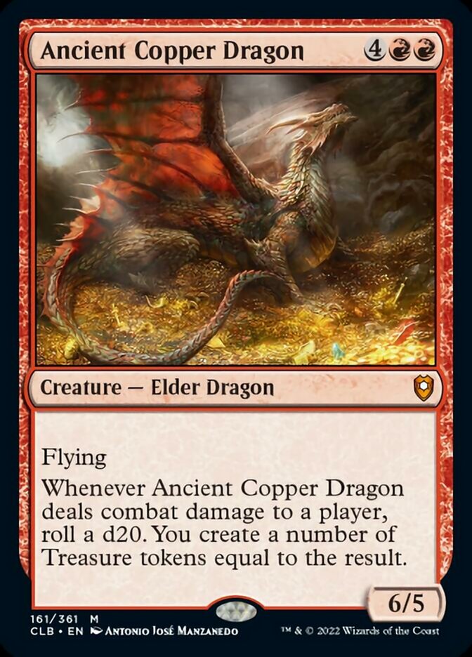 Ancient Copper Dragon [Commander Legends: Battle for Baldur's Gate] | Jomio and Rueliete's Cards and Comics