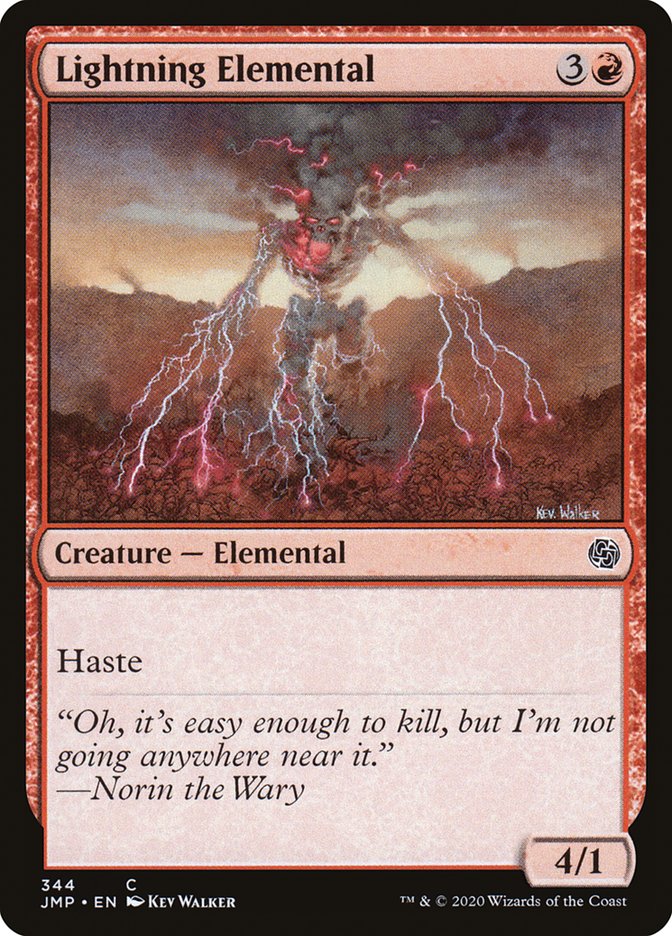 Lightning Elemental [Jumpstart] | Jomio and Rueliete's Cards and Comics