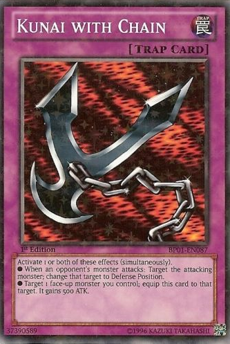 Kunai with Chain [BP01-EN087] Starfoil Rare | Jomio and Rueliete's Cards and Comics