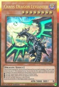 Chaos Dragon Levianeer (Alternate Art) [MAGO-EN017] Gold Rare | Jomio and Rueliete's Cards and Comics