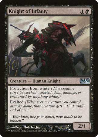 Knight of Infamy [Magic 2013] | Jomio and Rueliete's Cards and Comics