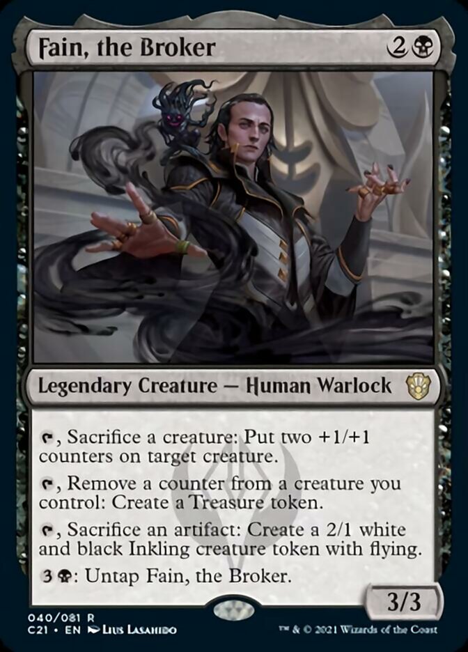 Fain, the Broker [Commander 2021] | Jomio and Rueliete's Cards and Comics