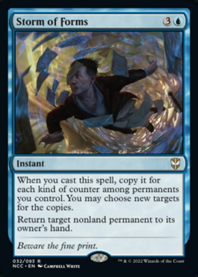 Storm of Forms [Streets of New Capenna Commander] | Jomio and Rueliete's Cards and Comics