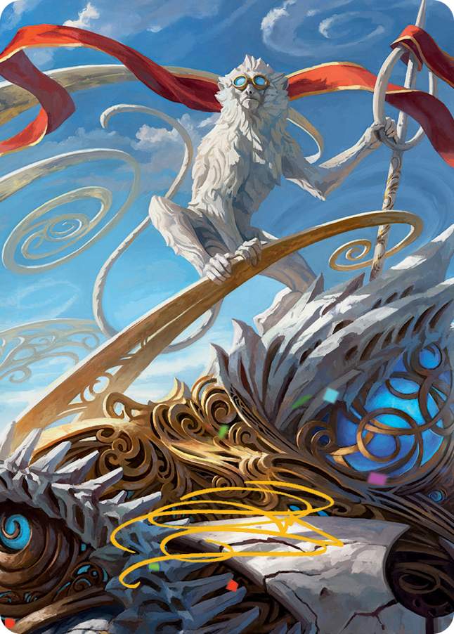 Ragavan, Nimble Pilferer Art Card (Gold-Stamped Signature) [March of the Machine Art Series] | Jomio and Rueliete's Cards and Comics