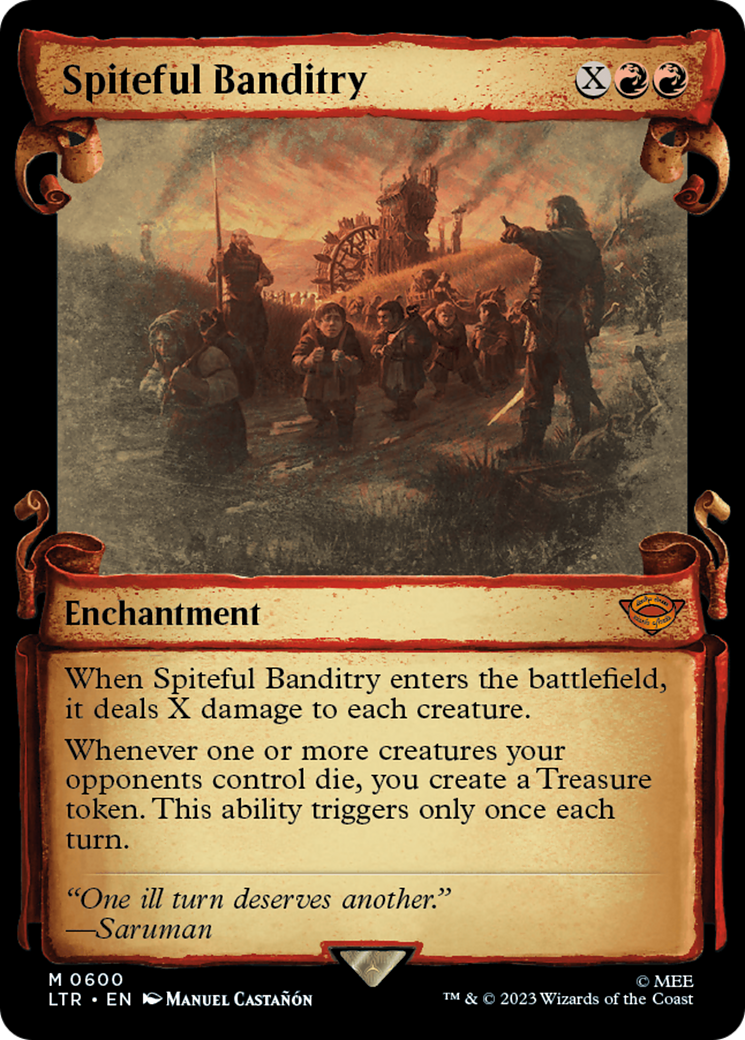 Spiteful Banditry [The Lord of the Rings: Tales of Middle-Earth Showcase Scrolls] | Jomio and Rueliete's Cards and Comics