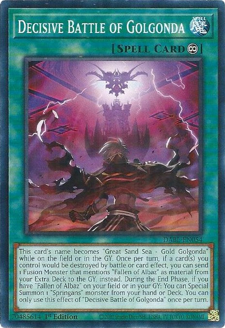 Decisive Battle of Golgonda [DABL-EN054] Common | Jomio and Rueliete's Cards and Comics