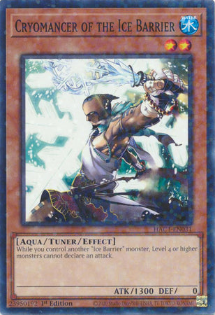 Cryomancer of the Ice Barrier (Duel Terminal) [HAC1-EN031] Common | Jomio and Rueliete's Cards and Comics