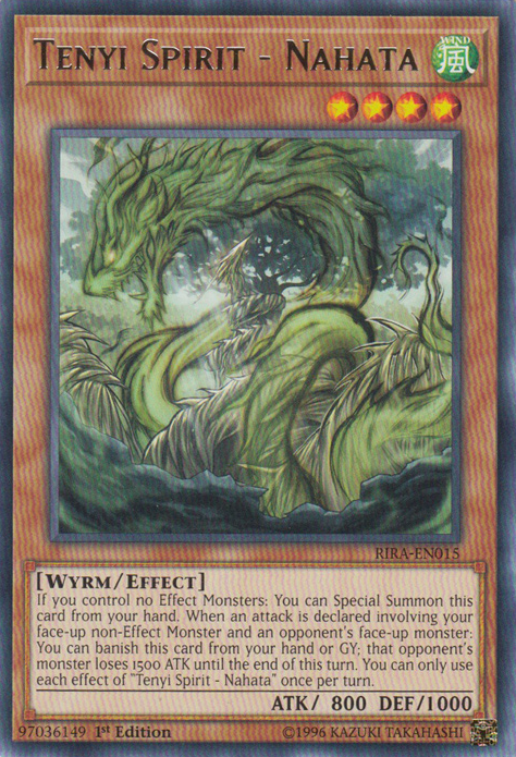 Tenyi Spirit - Nahata [RIRA-EN015] Rare | Jomio and Rueliete's Cards and Comics