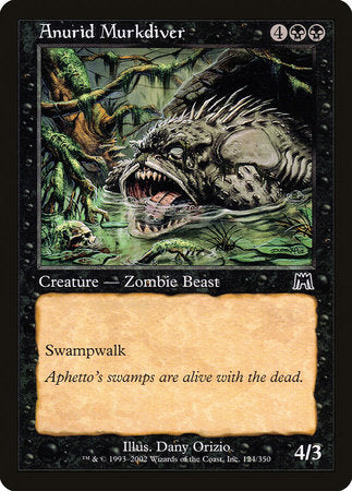 Anurid Murkdiver [Onslaught] | Jomio and Rueliete's Cards and Comics
