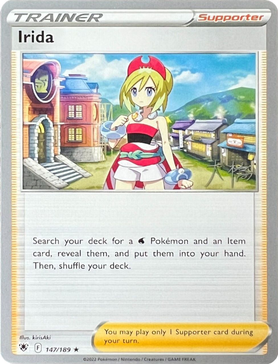 Irida (147/189) (Ice Rider Palkia - Rikuto Ohashi) [World Championships 2022] | Jomio and Rueliete's Cards and Comics