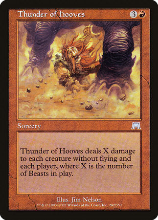 Thunder of Hooves [Onslaught] | Jomio and Rueliete's Cards and Comics