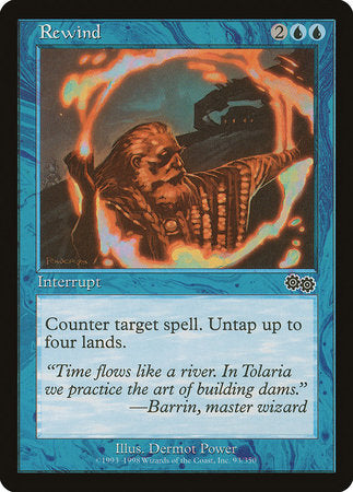 Rewind [Urza's Saga] | Jomio and Rueliete's Cards and Comics