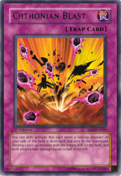 Chthonian Blast [EEN-EN050] Rare | Jomio and Rueliete's Cards and Comics