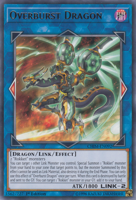 Overburst Dragon [CHIM-EN092] Rare | Jomio and Rueliete's Cards and Comics