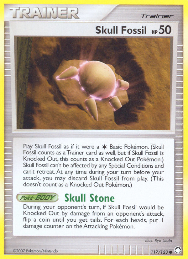 Skull Fossil (117/123) [Diamond & Pearl: Mysterious Treasures] | Jomio and Rueliete's Cards and Comics