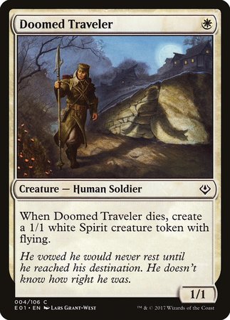 Doomed Traveler [Archenemy: Nicol Bolas] | Jomio and Rueliete's Cards and Comics