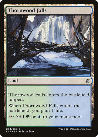 Thornwood Falls [Khans of Tarkir] | Jomio and Rueliete's Cards and Comics