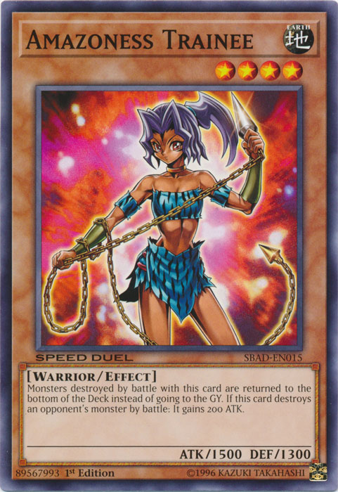 Amazoness Trainee [SBAD-EN015] Common | Jomio and Rueliete's Cards and Comics