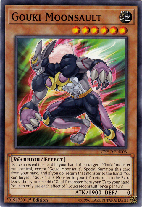 Gouki Moonsault [CYHO-EN003] Common | Jomio and Rueliete's Cards and Comics