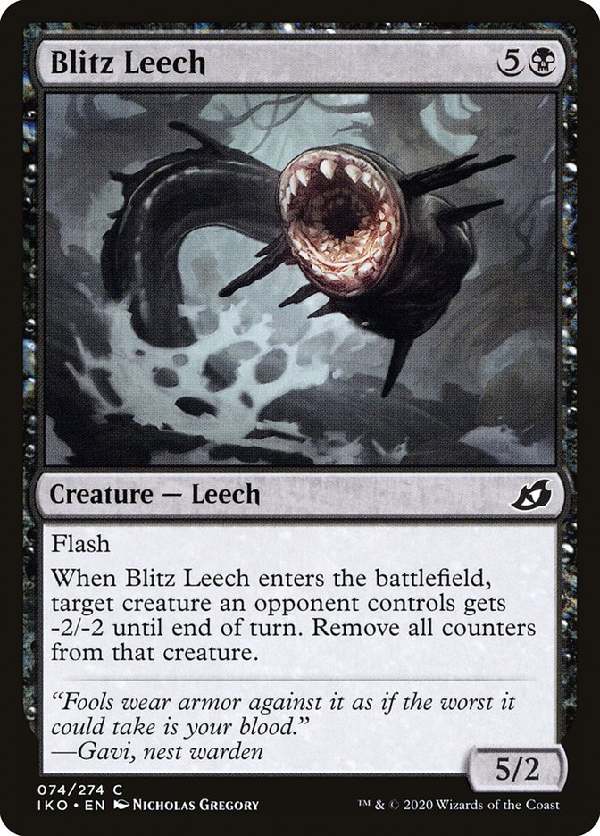 Blitz Leech [Ikoria: Lair of Behemoths] | Jomio and Rueliete's Cards and Comics
