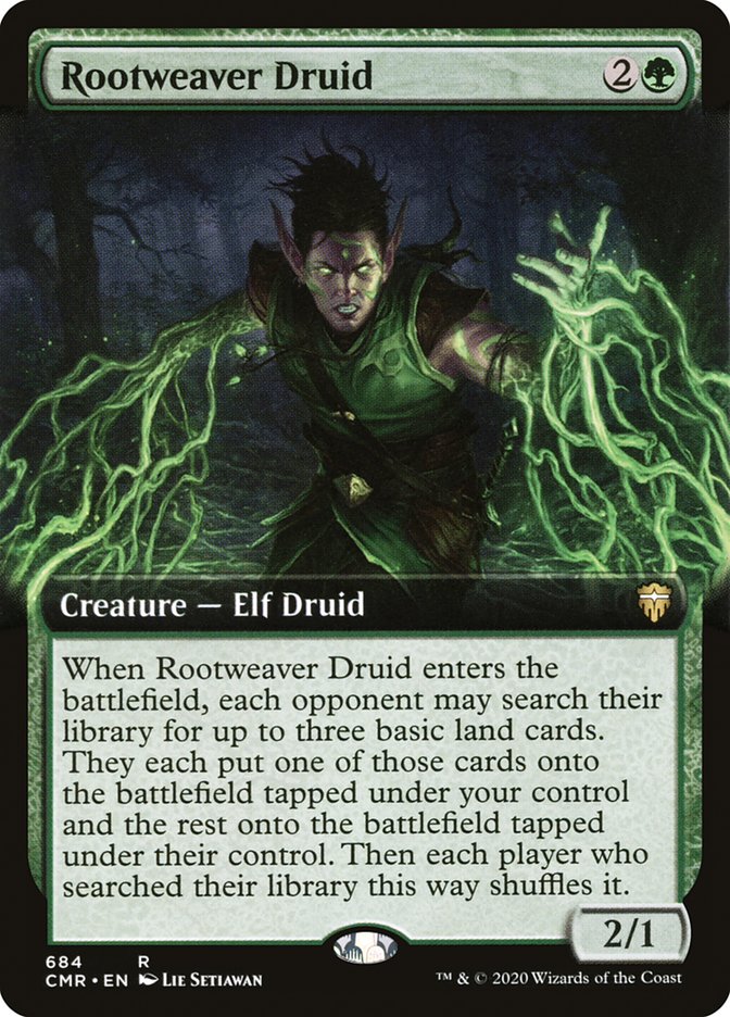 Rootweaver Druid (Extended Art) [Commander Legends] | Jomio and Rueliete's Cards and Comics