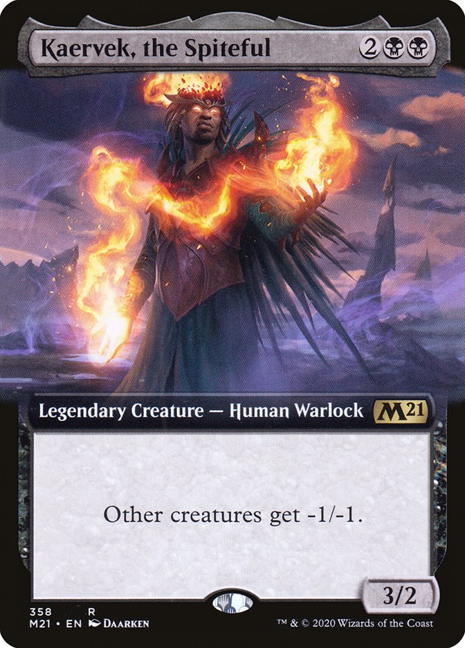 Kaervek, the Spiteful (Extended Art) [Core Set 2021] | Jomio and Rueliete's Cards and Comics