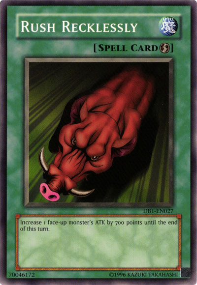 Rush Recklessly [DB1-EN027] Common | Jomio and Rueliete's Cards and Comics